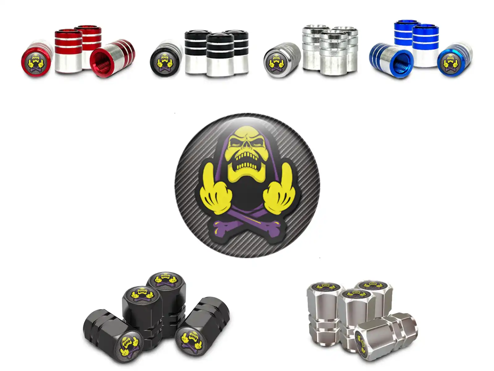 Wheel Valve Caps for Motorbikes Limited Run
